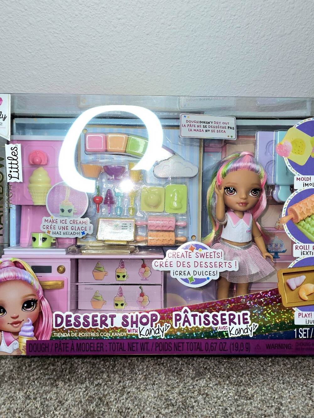 Patisserie Kandy Doll Playset - Pink Multicolor Hair